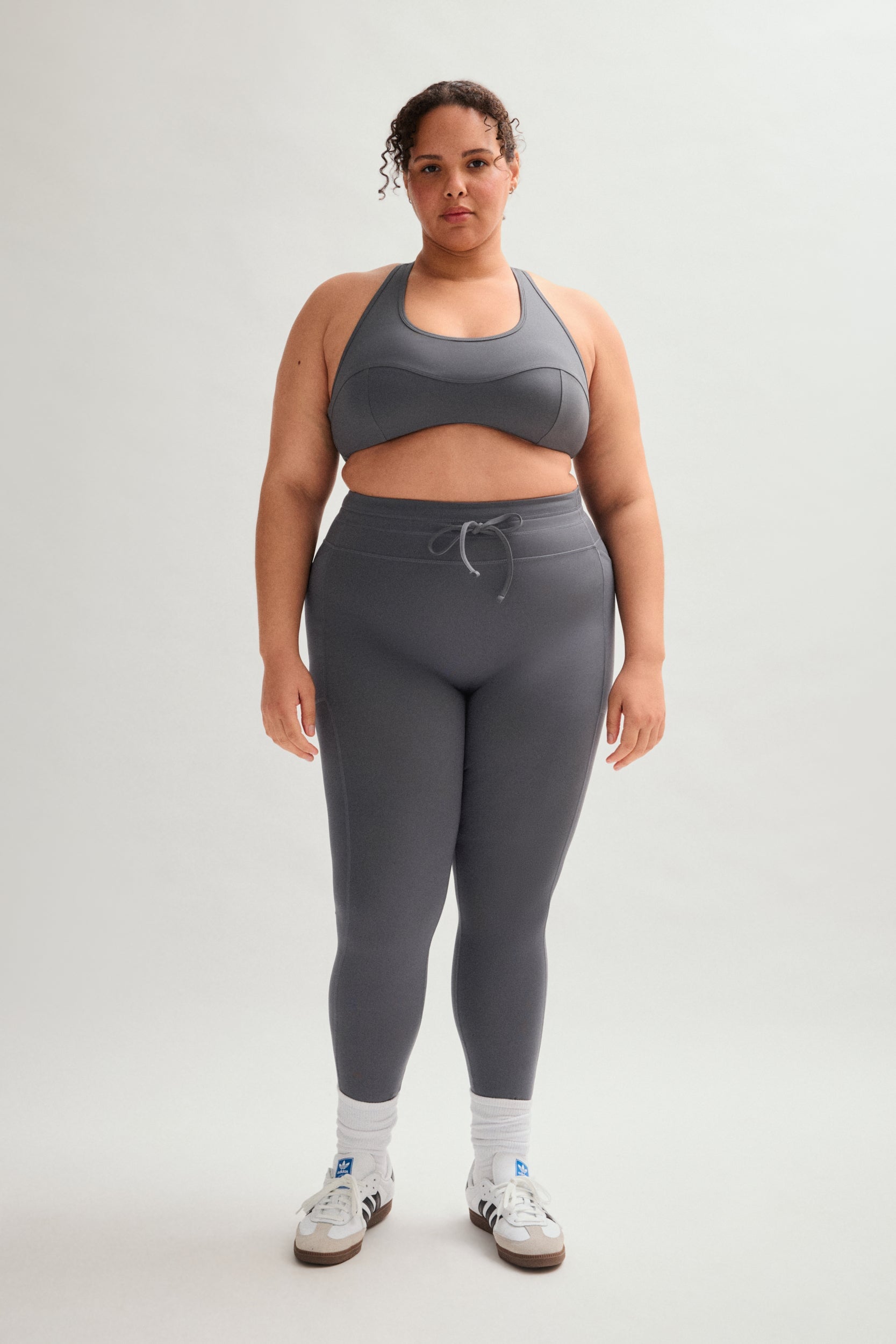 Moon Compressive Drawstring Pocket Legging