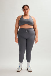 Moon Compressive Drawstring Pocket Legging