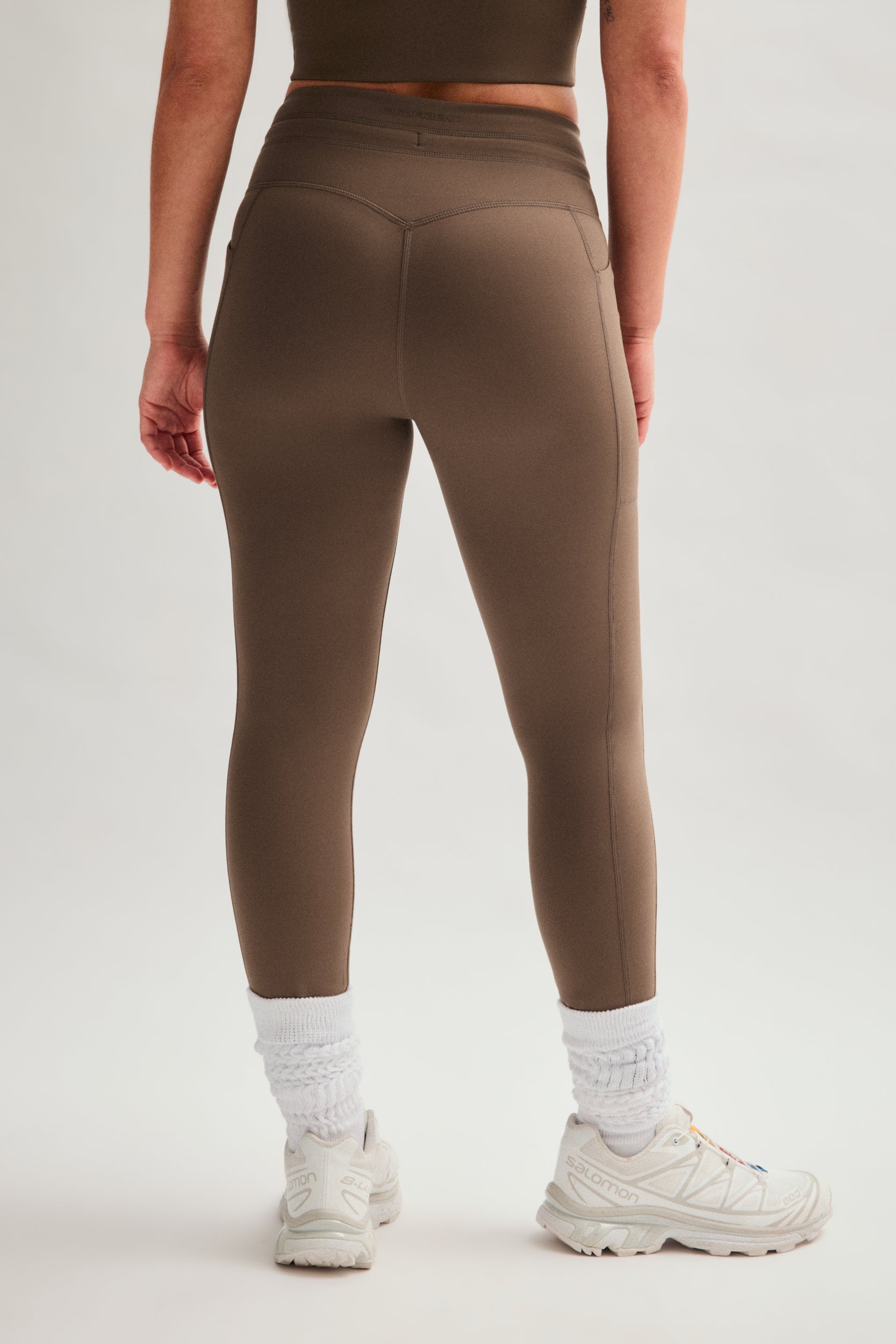 Café Compressive Drawstring Pocket Legging – Girlfriend Collective