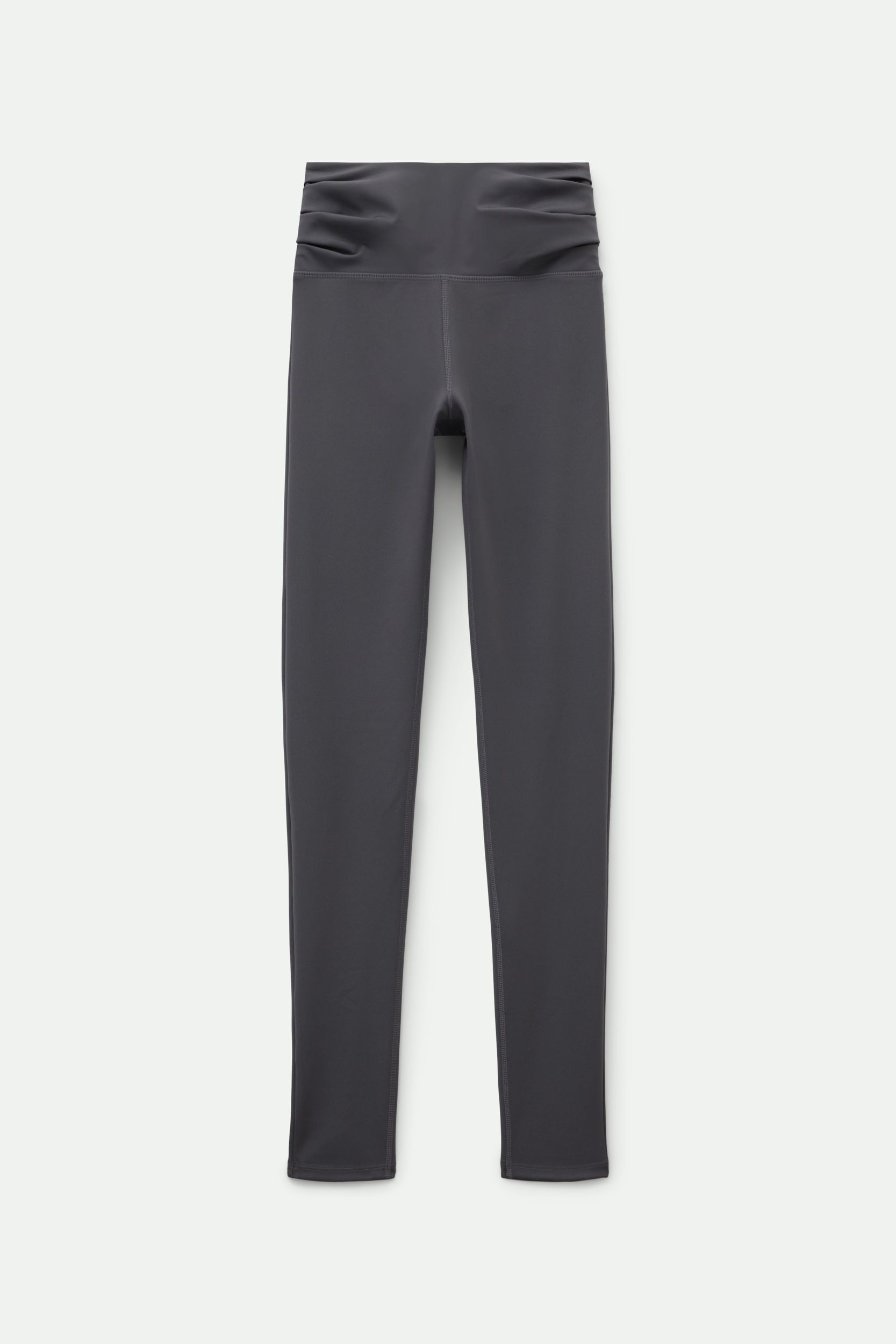 Moon Compressive Pleated Waistband Legging