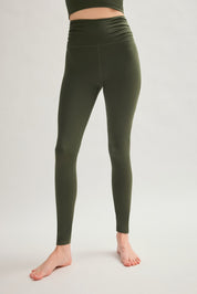 Terrace Compressive Pleated Waistband Legging