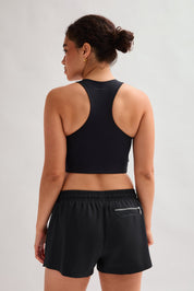 Black Vista Contrast Short