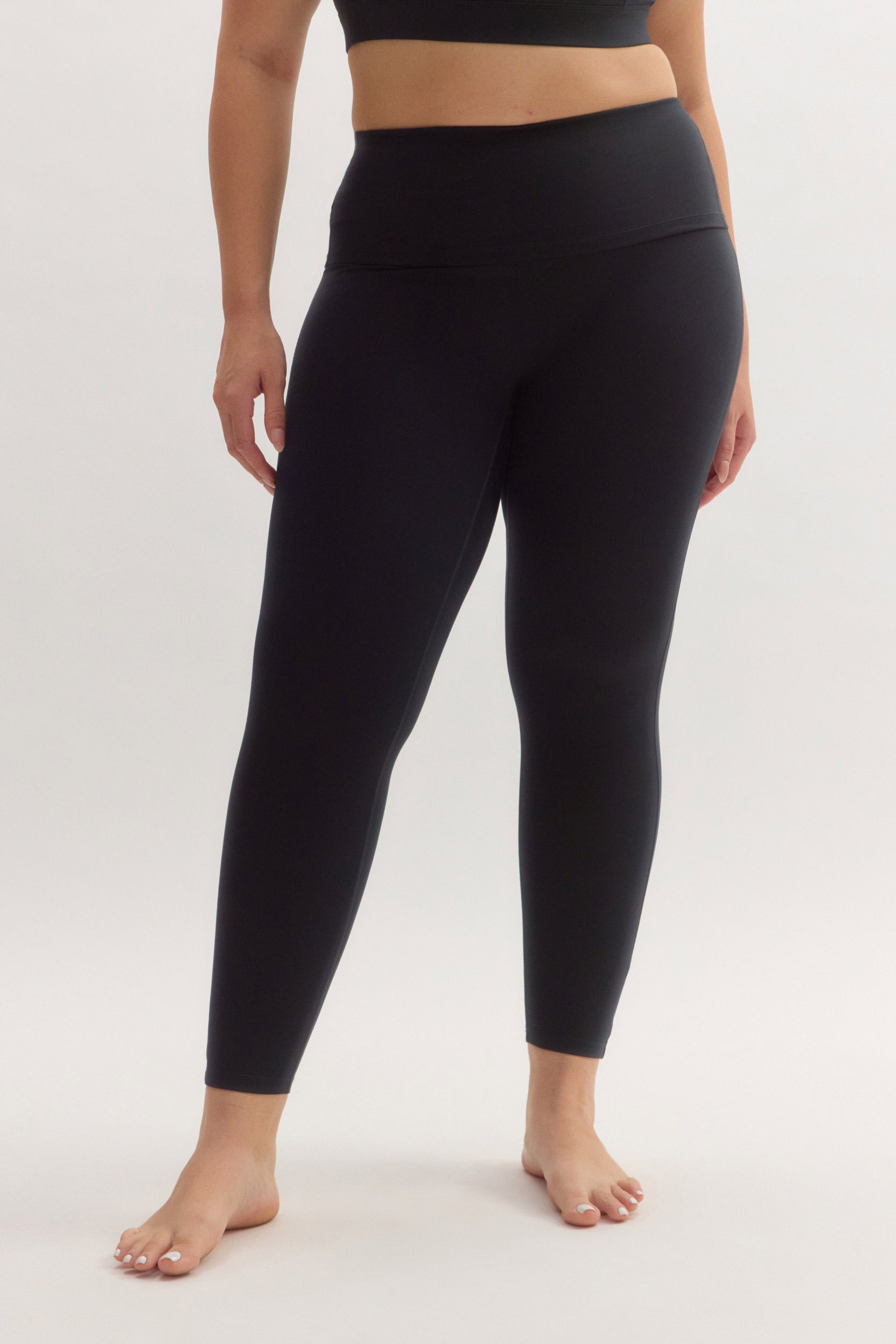 Black Foldover Legging