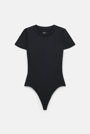 Black Katie Crew Bodysuit