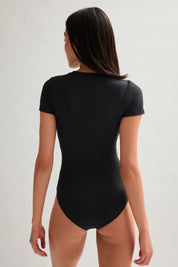 Black Katie Crew Bodysuit