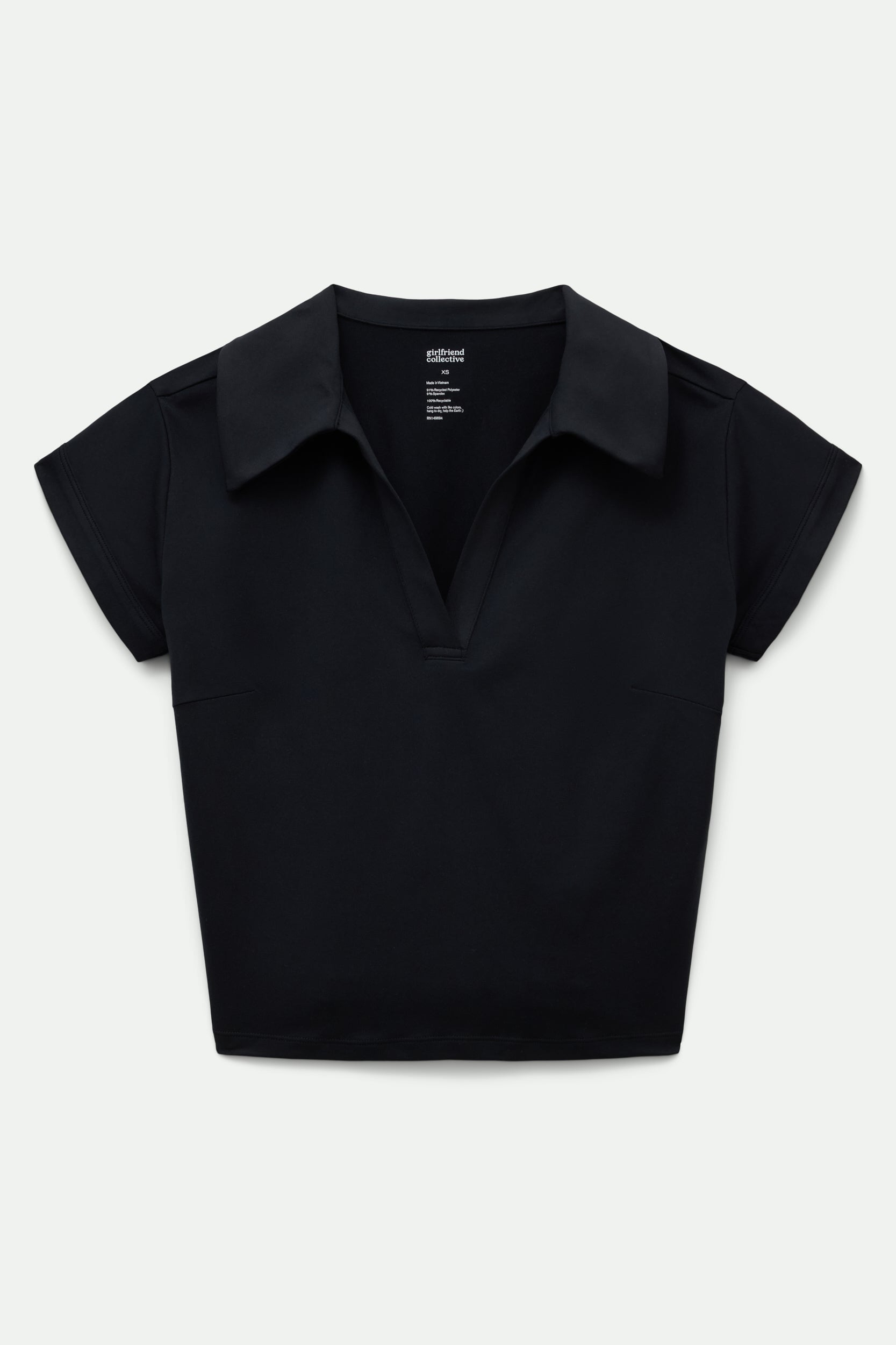 Black ReSet Polo Shirt