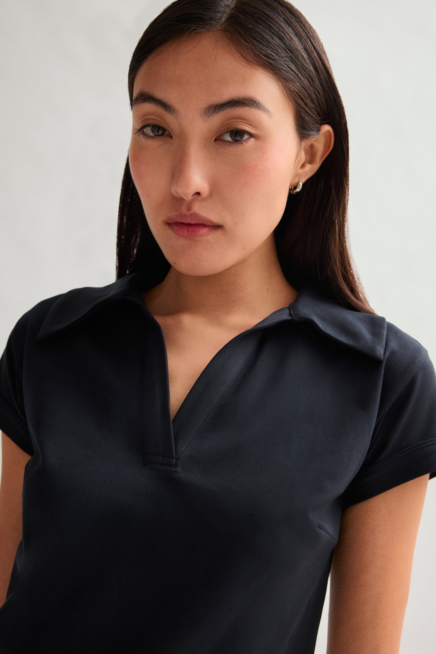 Black ReSet Polo Shirt