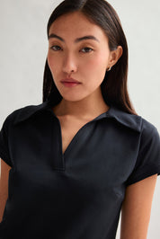 Black ReSet Polo Shirt