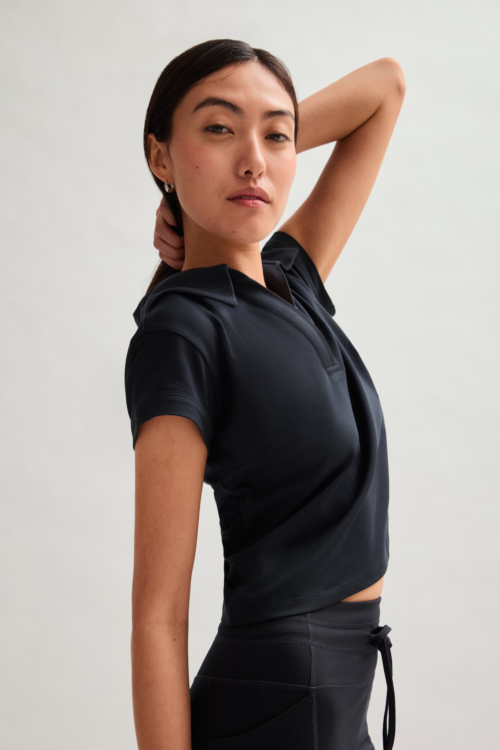 Black ReSet Polo Shirt