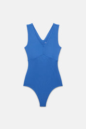 Cobalt Amelia V-Neck Bodysuit
