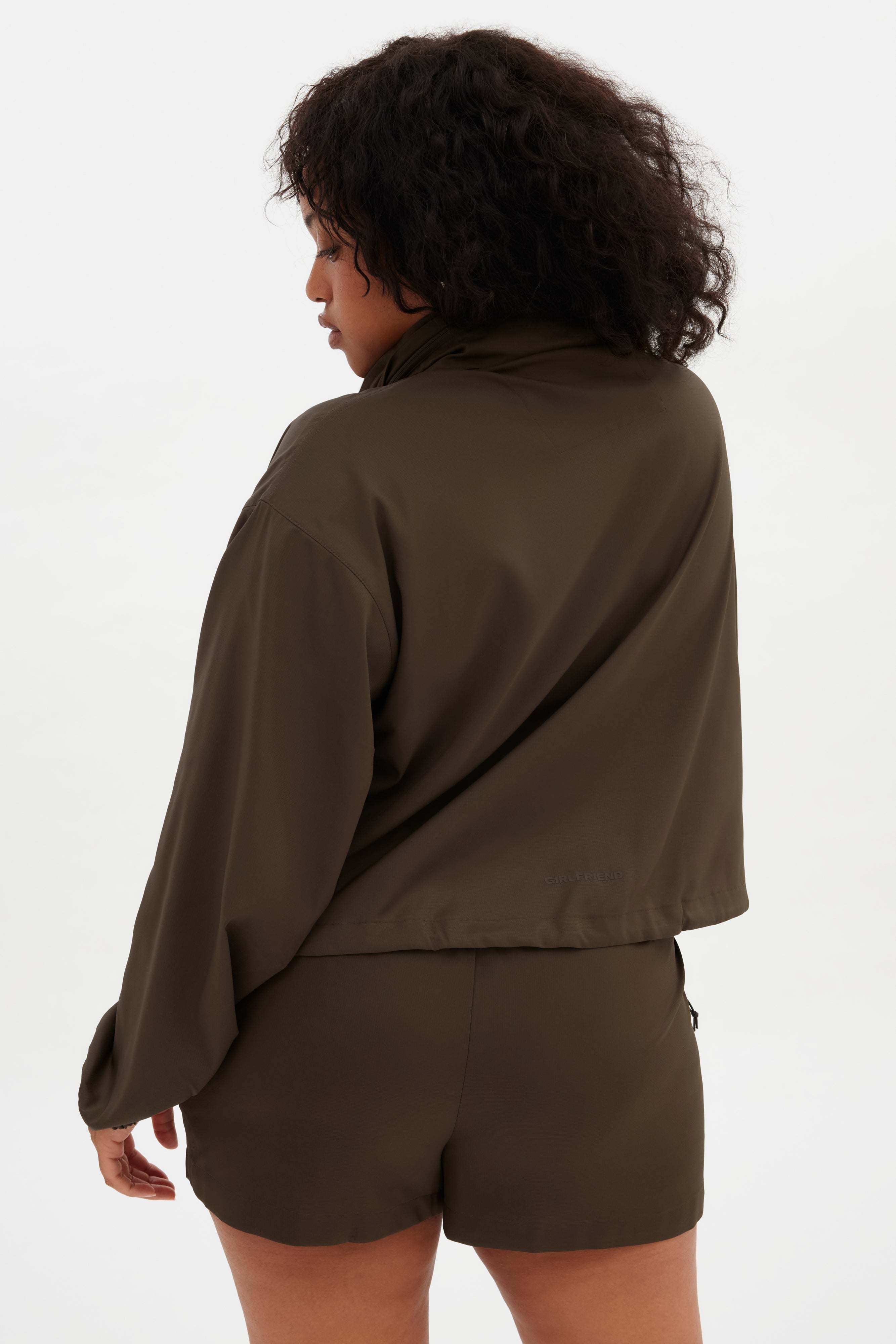 Chestnut Huddle Half-Zip Windbreaker