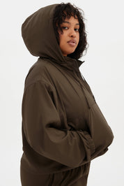Chestnut Huddle Half-Zip Windbreaker