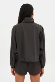 Olivine Huddle Half-Zip Windbreaker