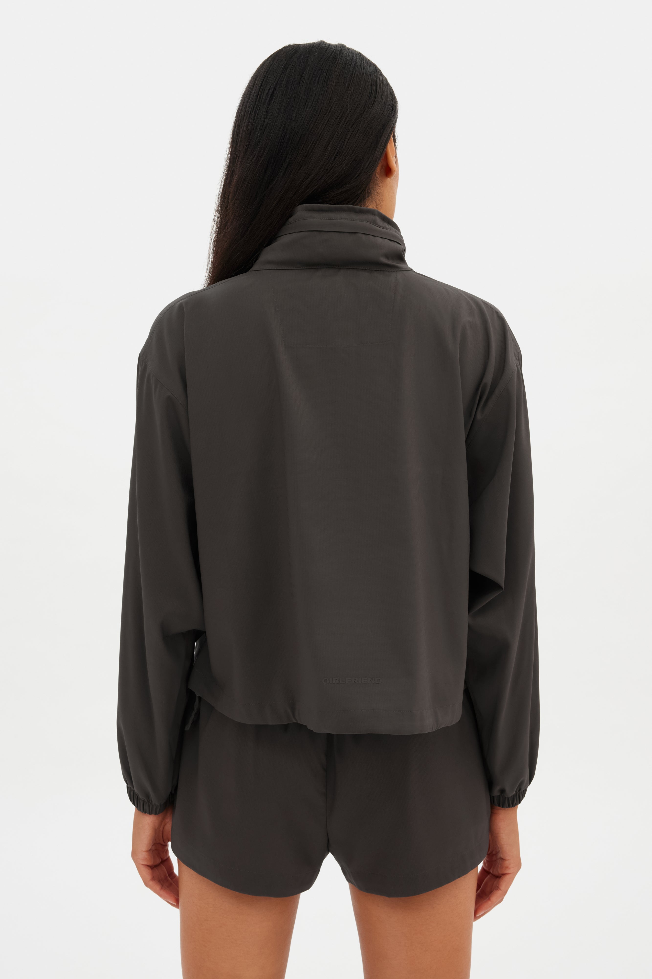 Olivine Huddle Half-Zip Windbreaker