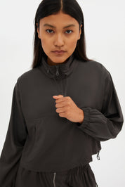 Olivine Huddle Half-Zip Windbreaker