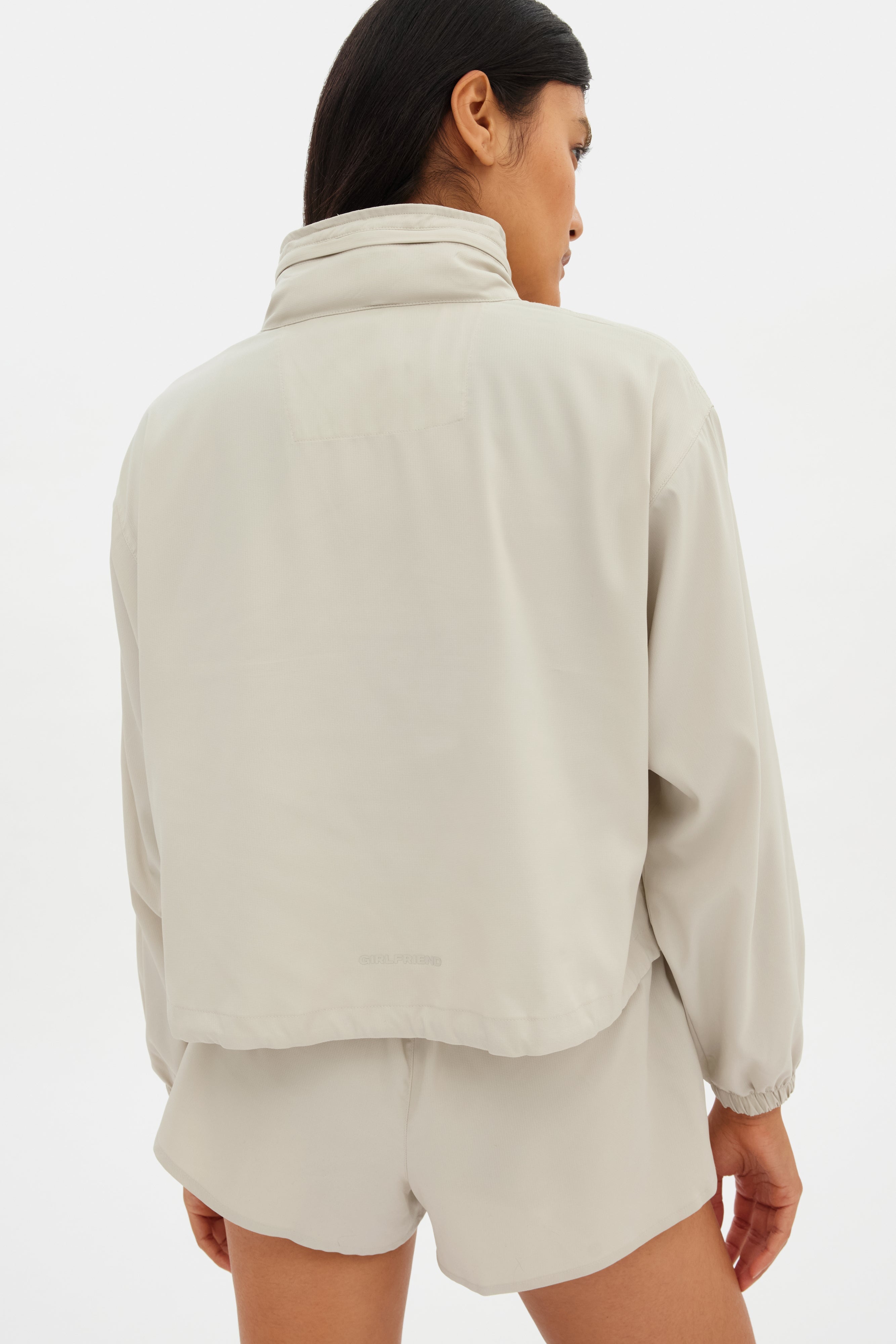 Marble Huddle Half-Zip Windbreaker