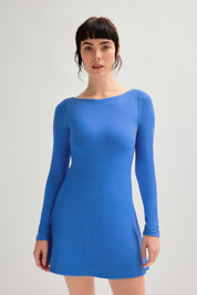 Cobalt Ava Long Sleeve Mini Dress