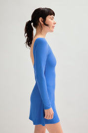 Cobalt Ava Long Sleeve Mini Dress