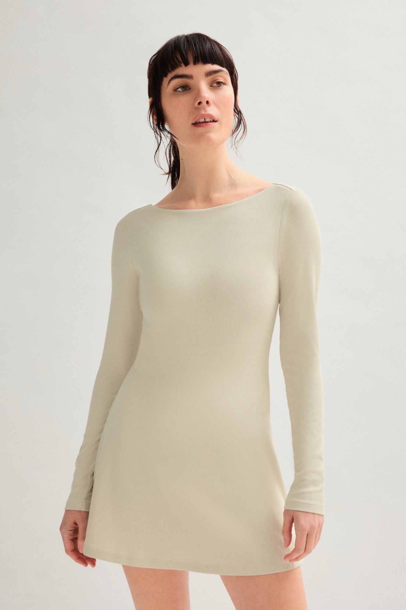 Marble Ava Long Sleeve Mini Dress