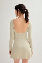 Marble Ava Long Sleeve Mini Dress