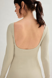 Marble Ava Long Sleeve Mini Dress