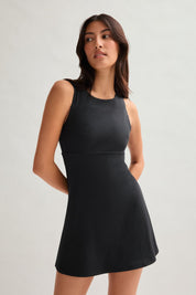 Black Lucia Sleeveless Mini Dress