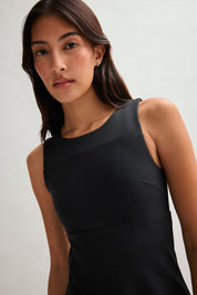 Black Lucia Sleeveless Mini Dress