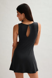 Black Lucia Sleeveless Mini Dress