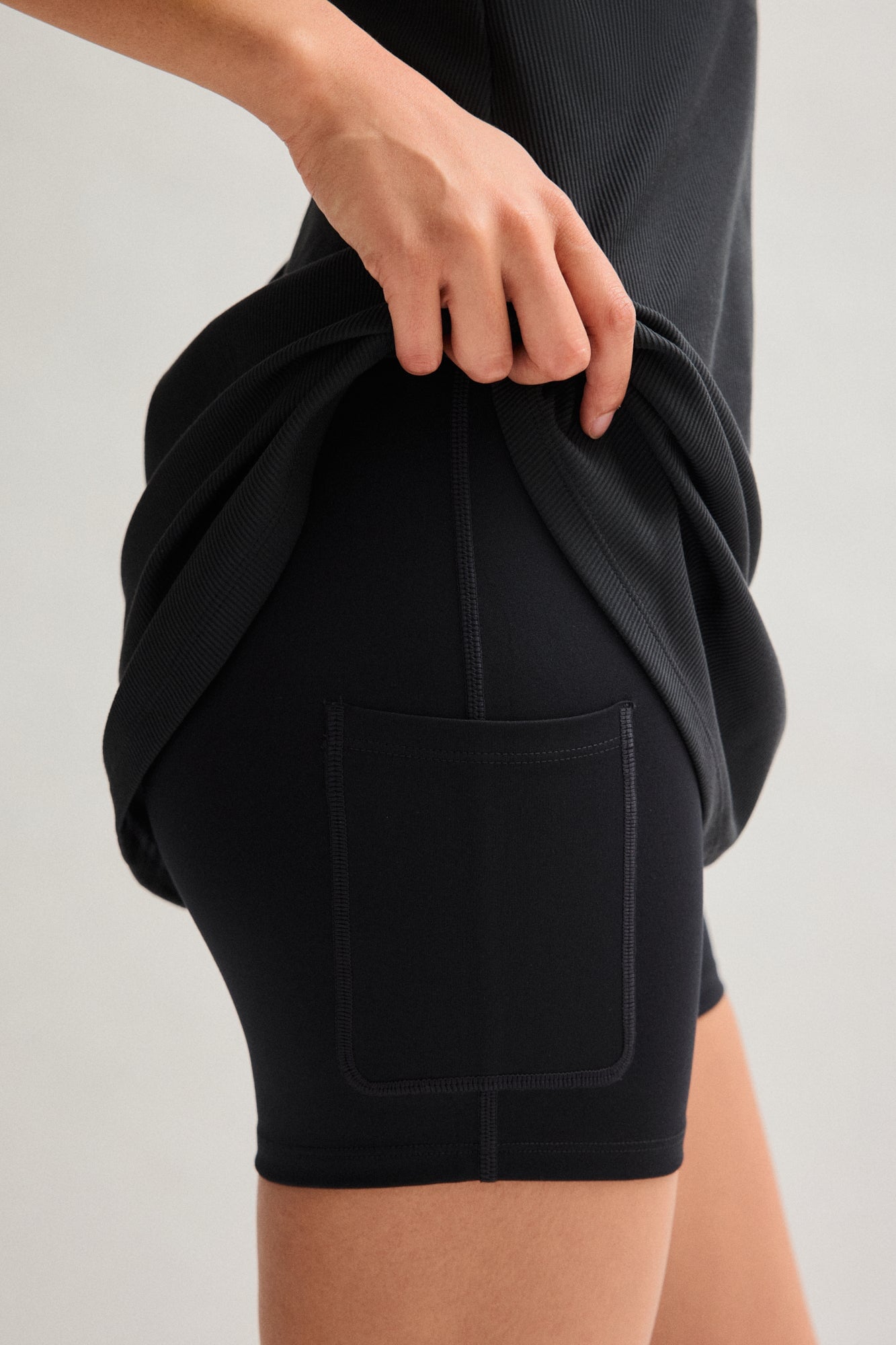 Black Lucia Sleeveless Mini Dress