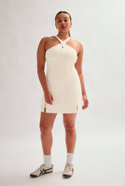 Daisy Becca X Neck Dress