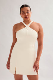 Daisy Becca X Neck Dress