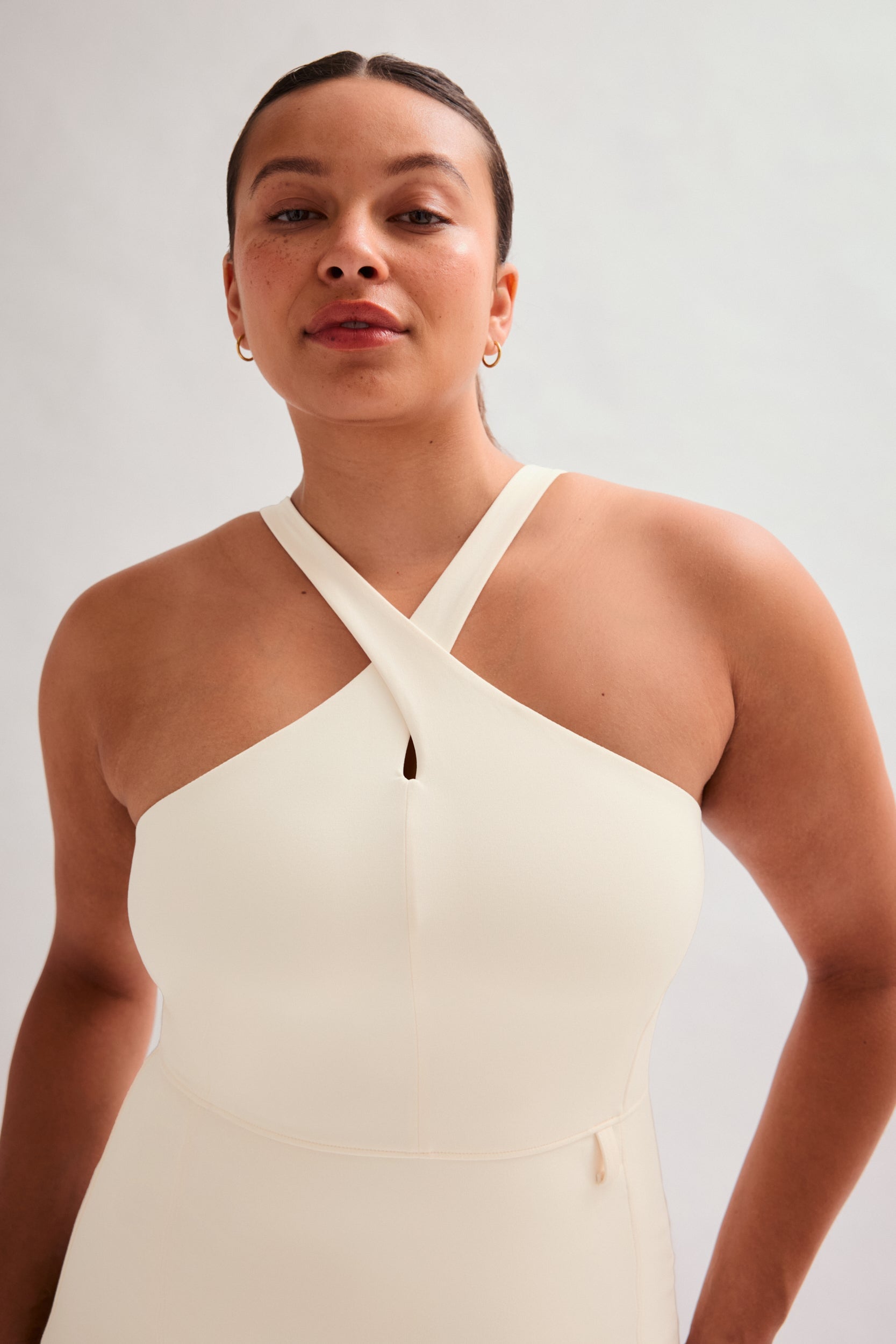 Daisy Becca X Neck Dress