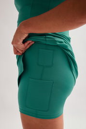 Glen Becca X Neck Dress