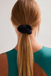 Black Scrap Scrunchie