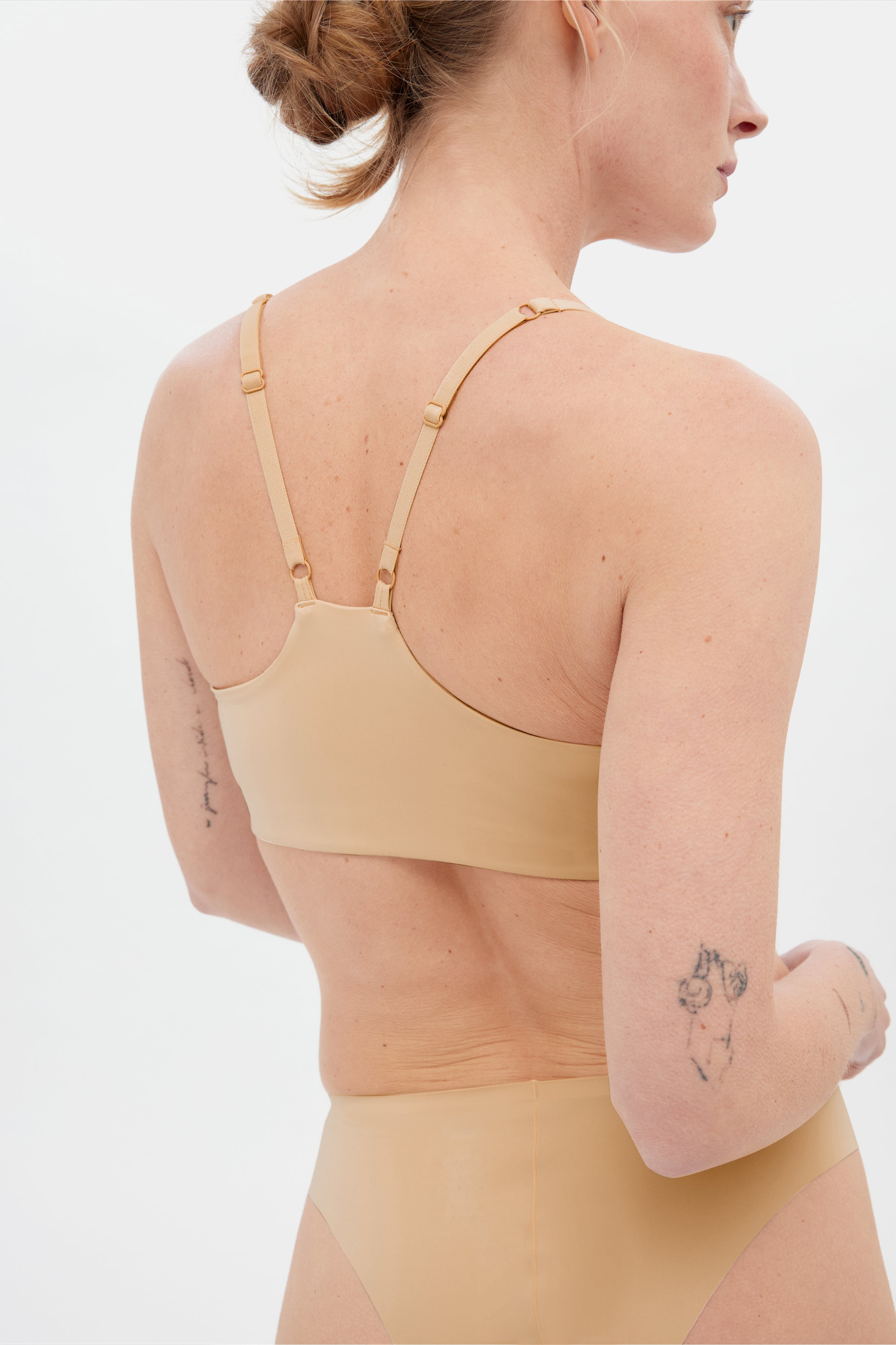 Suede V Neck Bralette