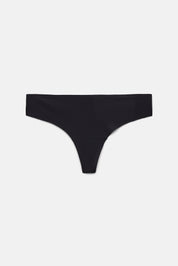 Black Sport Thong