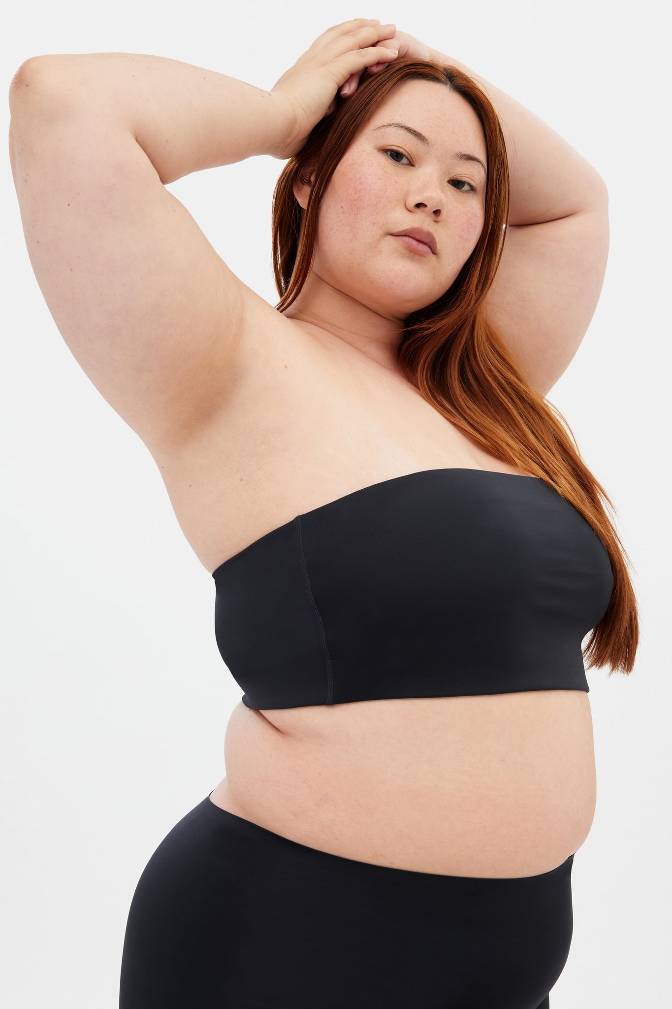 Black Bandeau Bra – Girlfriend Collective